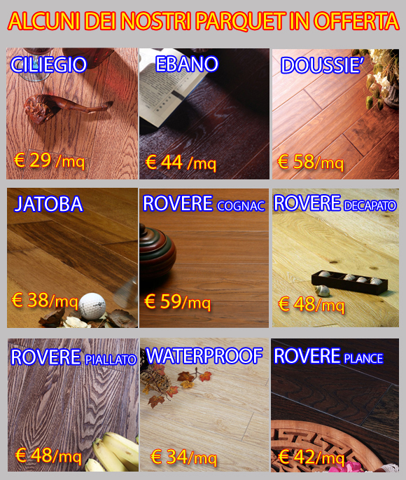 offerte parquet prefiniti